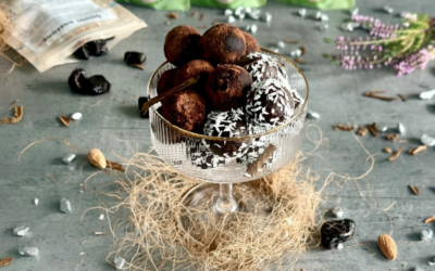 Trufle z suszonymi śliwkami