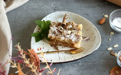 Szarlotka na kruchym bez cukru