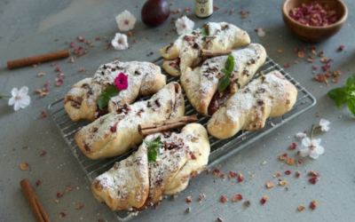 Drożdżówki z czekośliwką