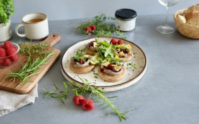 Gryczane bliny z patè