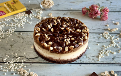 Torcik jaglany snickers